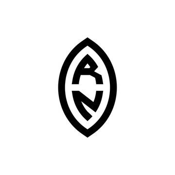 recommend clip art: RN bold line geometric initial logo design which is good for branding