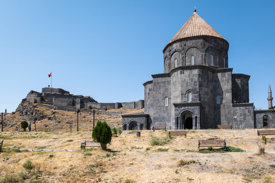 Kumbet Mosque (Cathedral of Kars), aka the Holy Apostles Church, a former Armenian Apostolic church in Kars, eastern Turkey