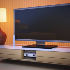 TV in a Modern Living Room