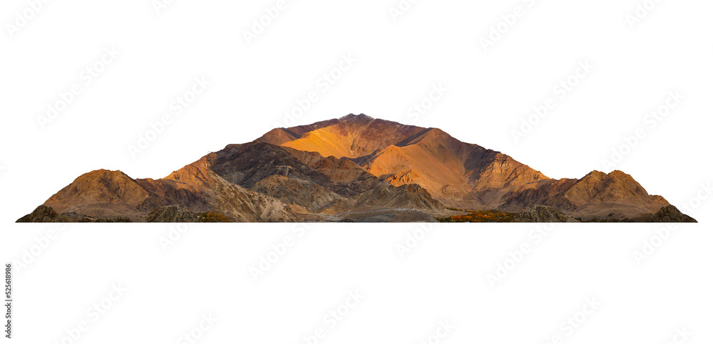 Wall mural mountain isolated transparency background...