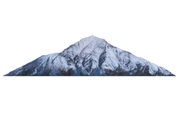 Stoff pro Meter mountain isolated transparency background. © moderngolf1984