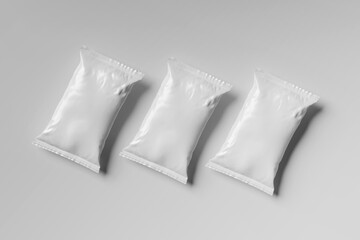 Naklejka premium Blank Snack Packaging Mockup