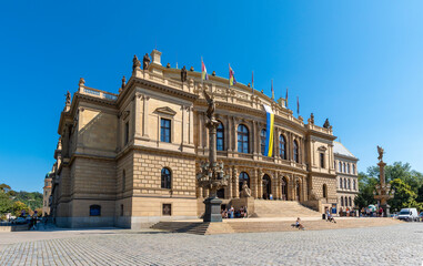 Fototapeta premium Rudolfinum view in Prague City