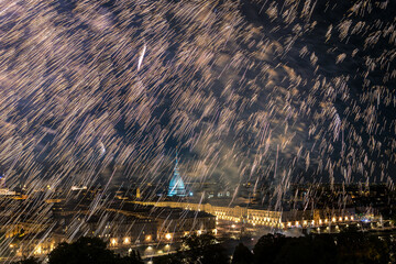 Turin (Torino) fireworks for San Giovanni - 525629190