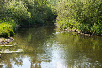 Niers River, Geldern, Germany