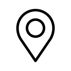 Pin icon.  sign location sign. map pin symbol. vector illustration