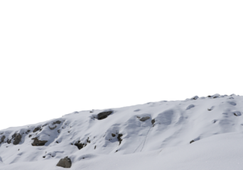 Rock isolated transparency background.