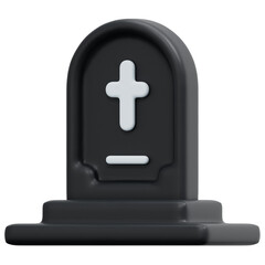 Fototapeta premium tomb 3d render icon illustration