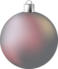 Holiday celebration decoration. christmas ball copy space template.