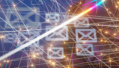 mail communication support contact concept service