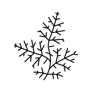 water wisteria color icon vector illustration