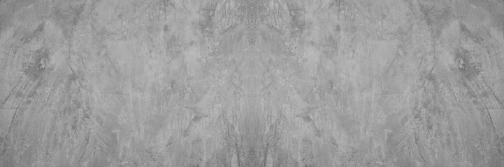 Old wall panorama texture cement dirty gray with black  background abstract grey and silver color design are light with white background.
