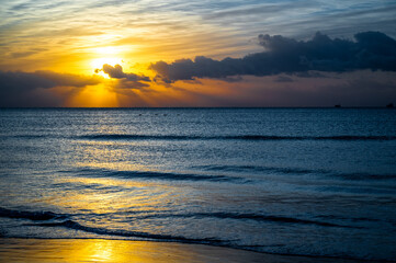 Sunrise along Cocoa Beach Florida