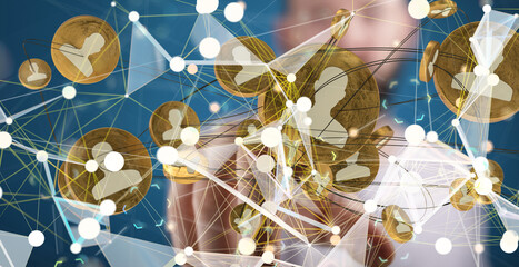 partner - organization chart team concept networking