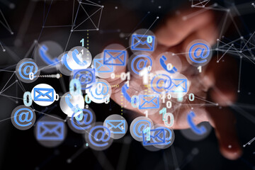 Mail Communication Connection message to mailing