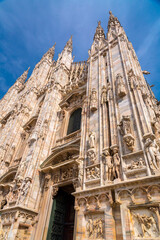 Duomo di Milano, The Milan Cathedral in Milan, Lombardy, Italy
