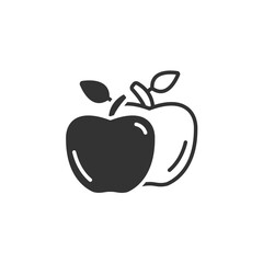 Apple icons  symbol vector elements for infographic web