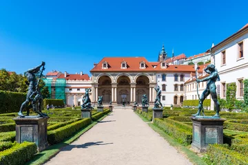 Photo sur Plexiglas Prague Prague, Czech Republic - August 16, 2022 :  Waldstein Garden view in Prague City