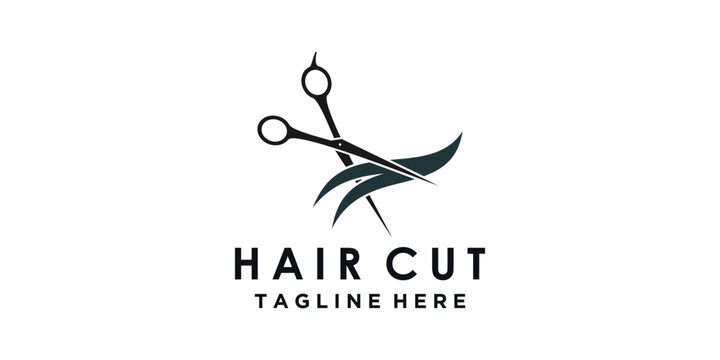 beauty salon for haircut with creative concept