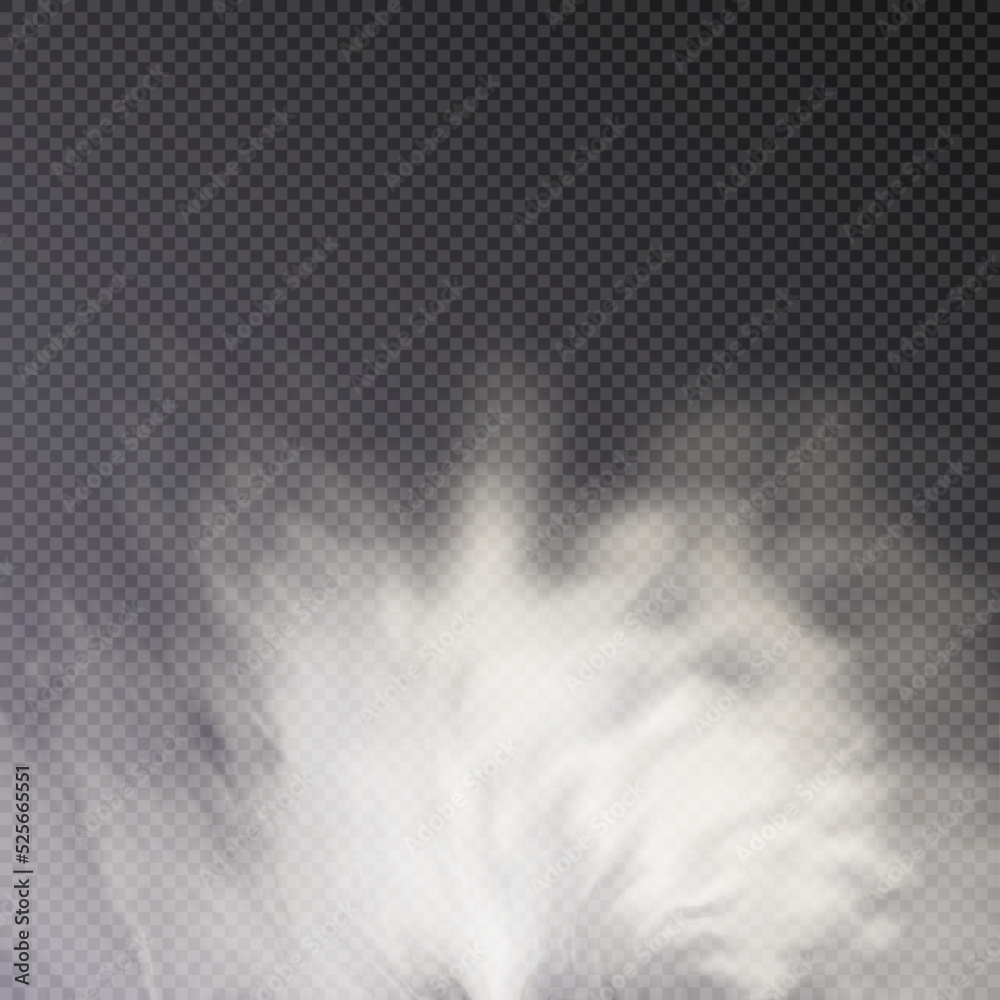 Poster vector texture smoke, steam, clouds translucent effect for design and illustrations.