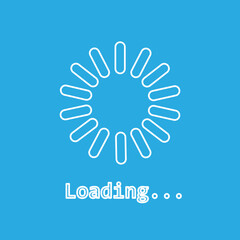 download circle icon, download concept, vector illustration