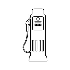 gas column icon, vector illustration