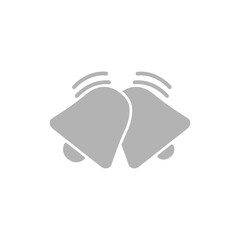 bell icon, on a white background, vector illustration