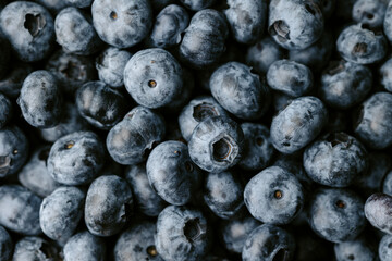 close up of blueberries