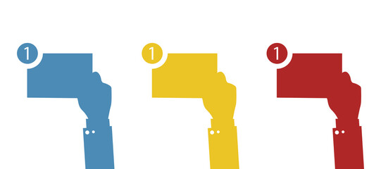 message icon on phone, alert concept, vector illustration