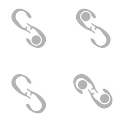 icon of people shaking hands, vector illustration