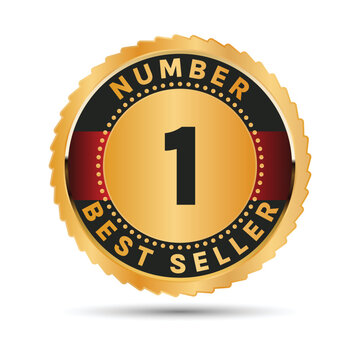 Golden Number 1 Best Seller Badge