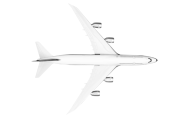 Isolated plane for long range oversea travel - huge aircraft 