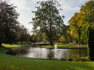 Pond in Buxton park