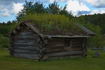 Historical house in 108 Mile Ranch in British Columbia,Canada,North America
