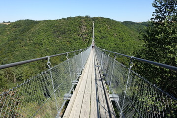 Fototapeta na wymiar Hängebrücke Geierlay