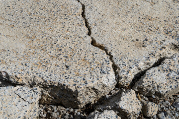 cracked asphalt dryness, texture, pebbles