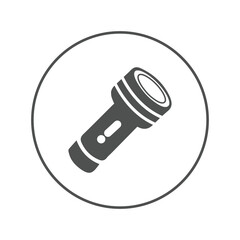 Best electric torch light icon | Circle version icon |