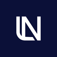 LN Logo Design , Initial Based LN Icon