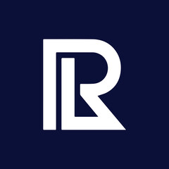 LR RL Logo Design , Initial Based RL LR Icon