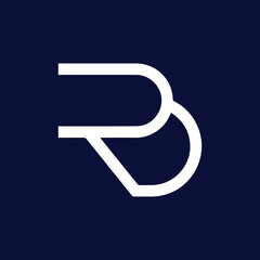 RD Logo Design , Initial Based RD Icon