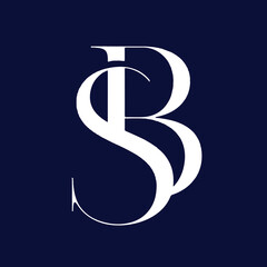 SB Logo Design , Initial Based SB Icon