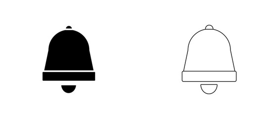 Bell icon. Vector template.