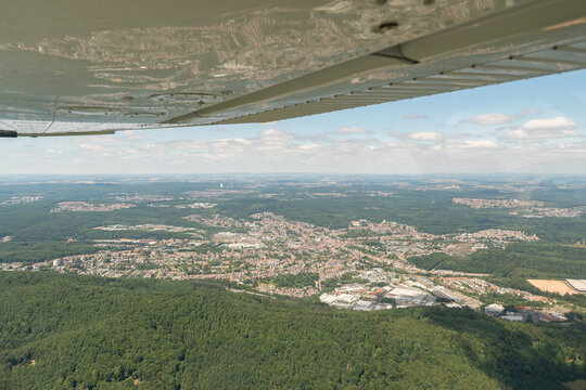 Saint Ingbert in Germany seen from above