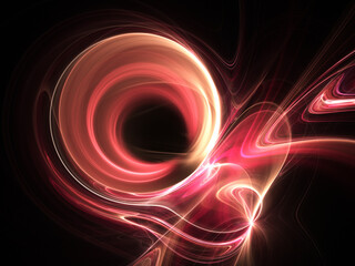 fractal on black