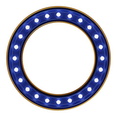 3D Circle Light Sign Element