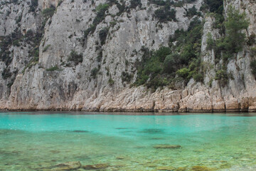 Obraz premium Mediterranean French France Calanque Tropical Fjord Beach Cliff Hike Cassis