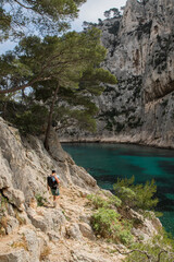 France Mediterranean Calanque Fjords Cliffs Hiking Father Son Backpacking 