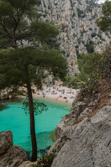 France French Calanque Cassis Mediterranean Fjords Cliff Hiking Beach 