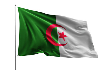 flag national nation patriotic wave flying fabric textile country transparent png clear algeria

