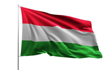 flag real realistic fabric flying wave shine country nation national pole hd transparent png hungary
